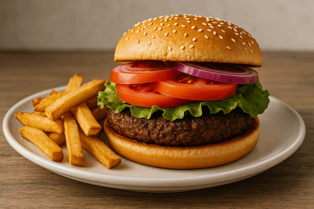 plant-based burgers