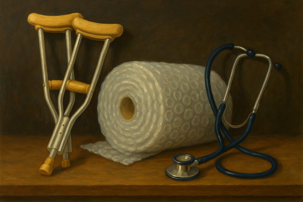 My healthcare journey as still life.