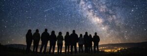 Creating a better future through collective imagination under a starry sky