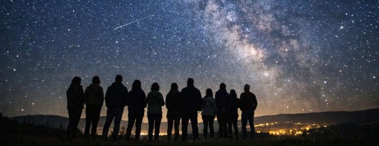 Creating a better future through collective imagination under a starry sky
