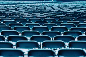empty chairs before the leadership convention