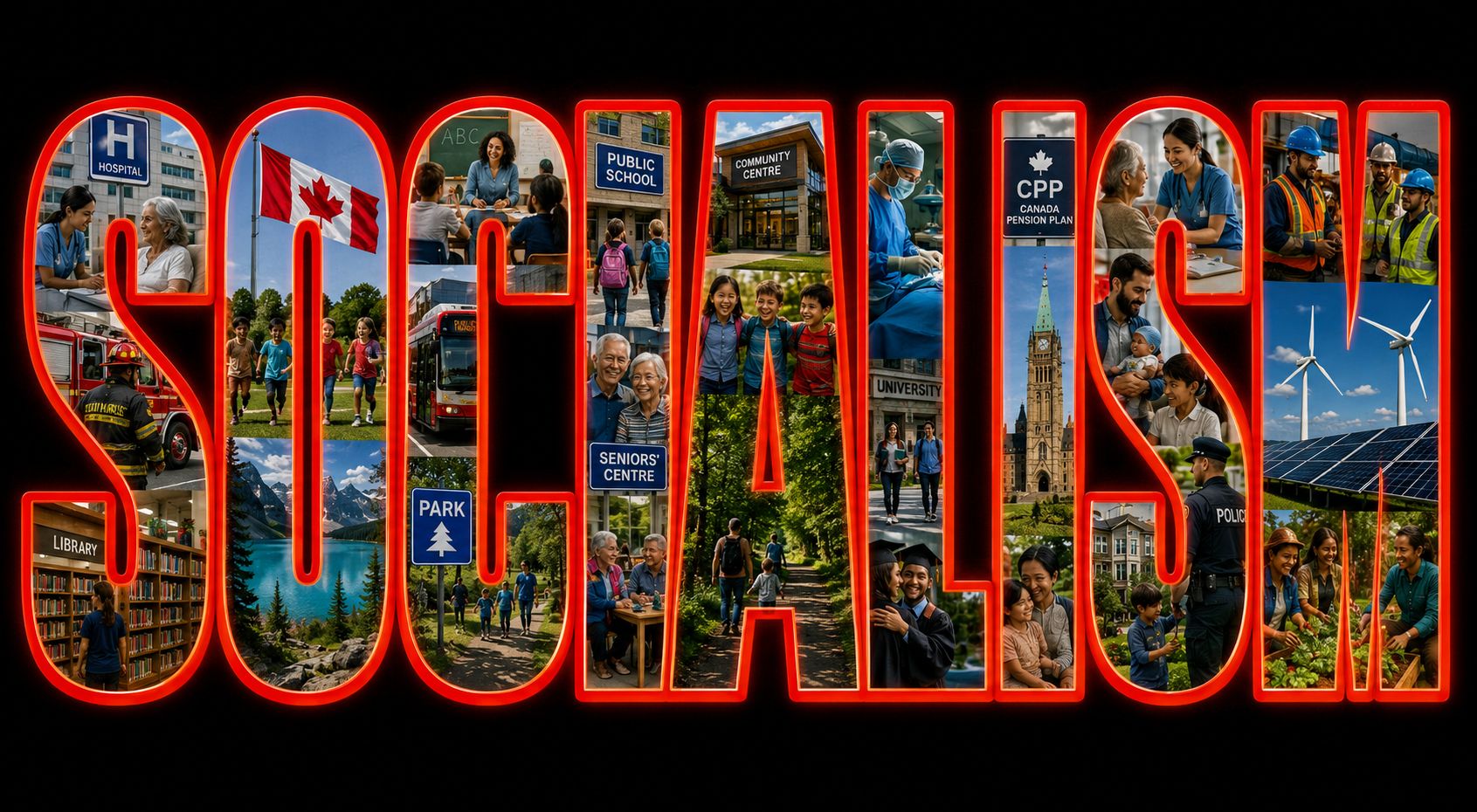 Socialism collage