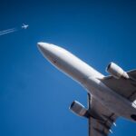 plane taking off from Canadian airport